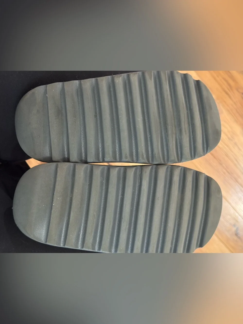 Adidas Yeezy slides Size 10 slate gray